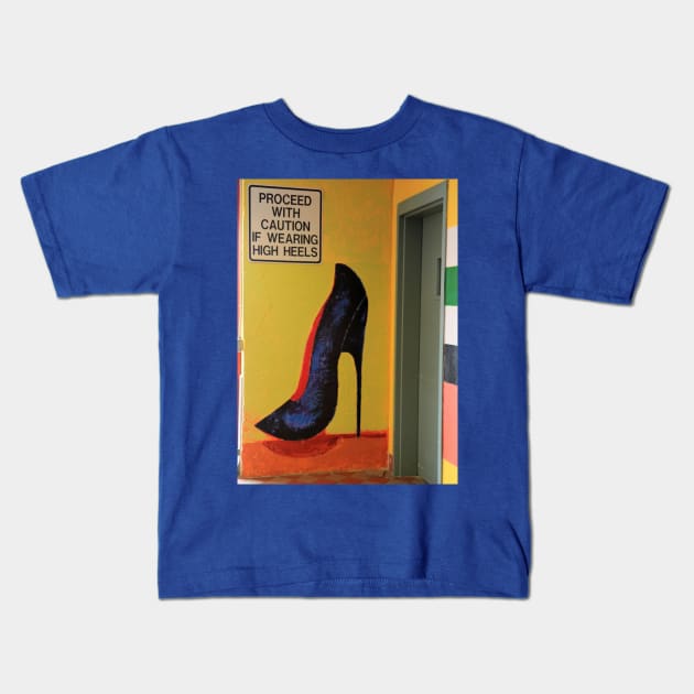 Warning!!! Kids T-Shirt by thadz